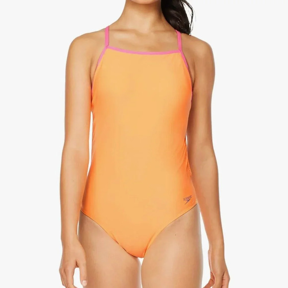 NWT Speedo Women's Swimsuit Piece Endurance The One Solid Team Colors, size 22 - Picture 1 of 2
